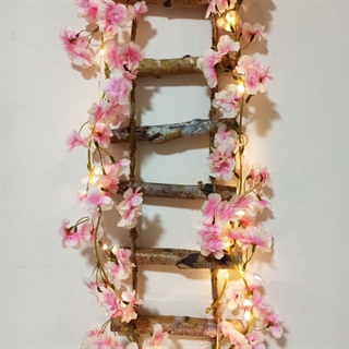 LED lyskæde med kirsebær blomster